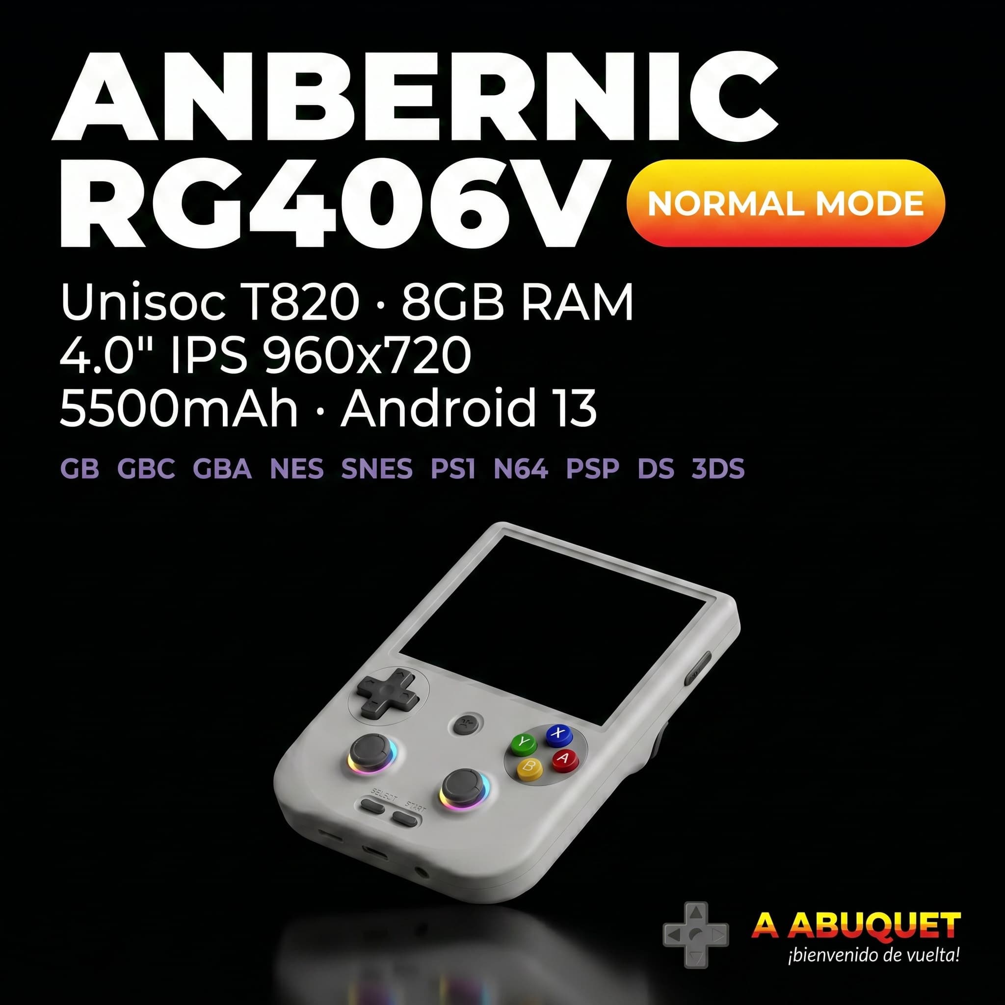 Anbernic RG406V — vista 3