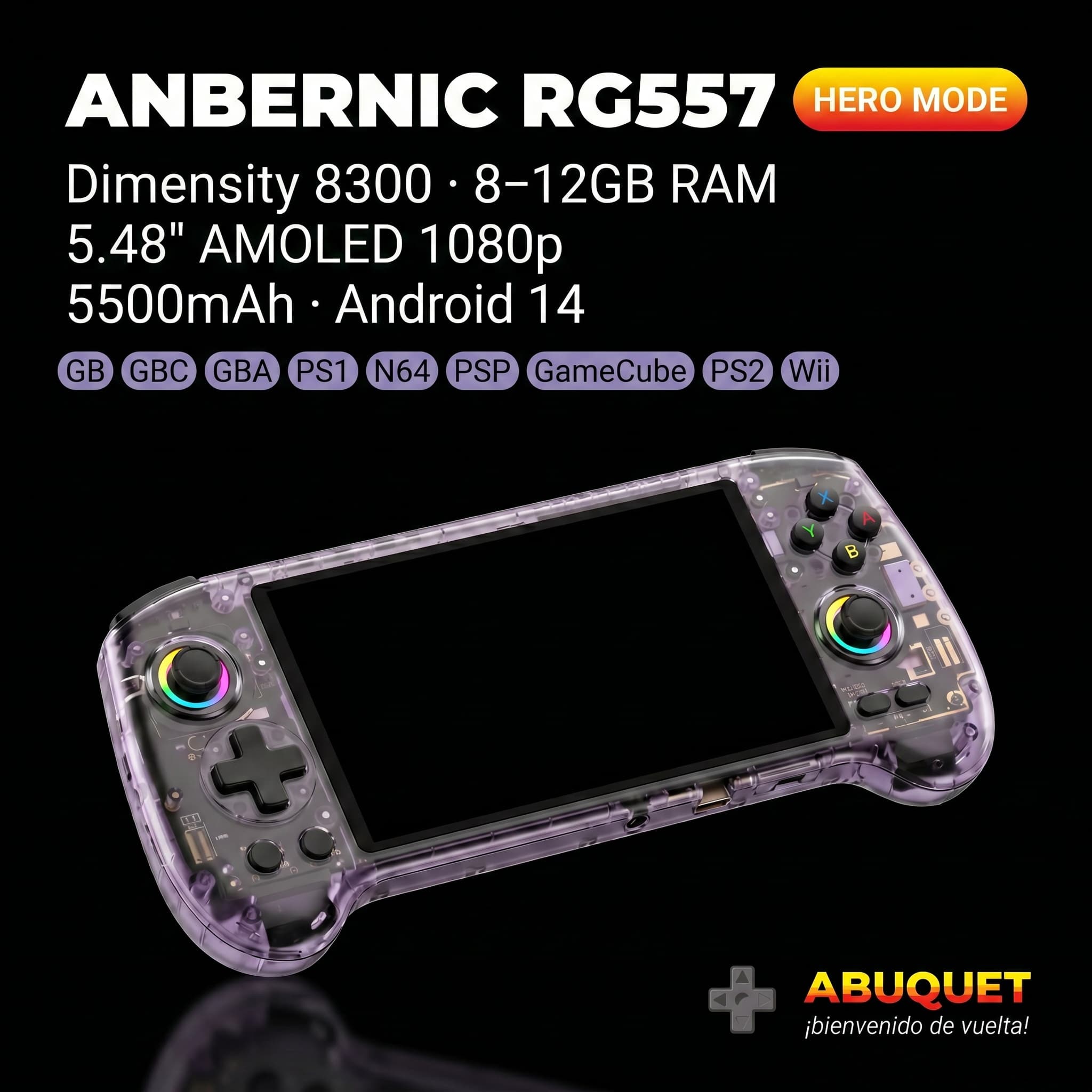Anbernic RG557 — vista 3