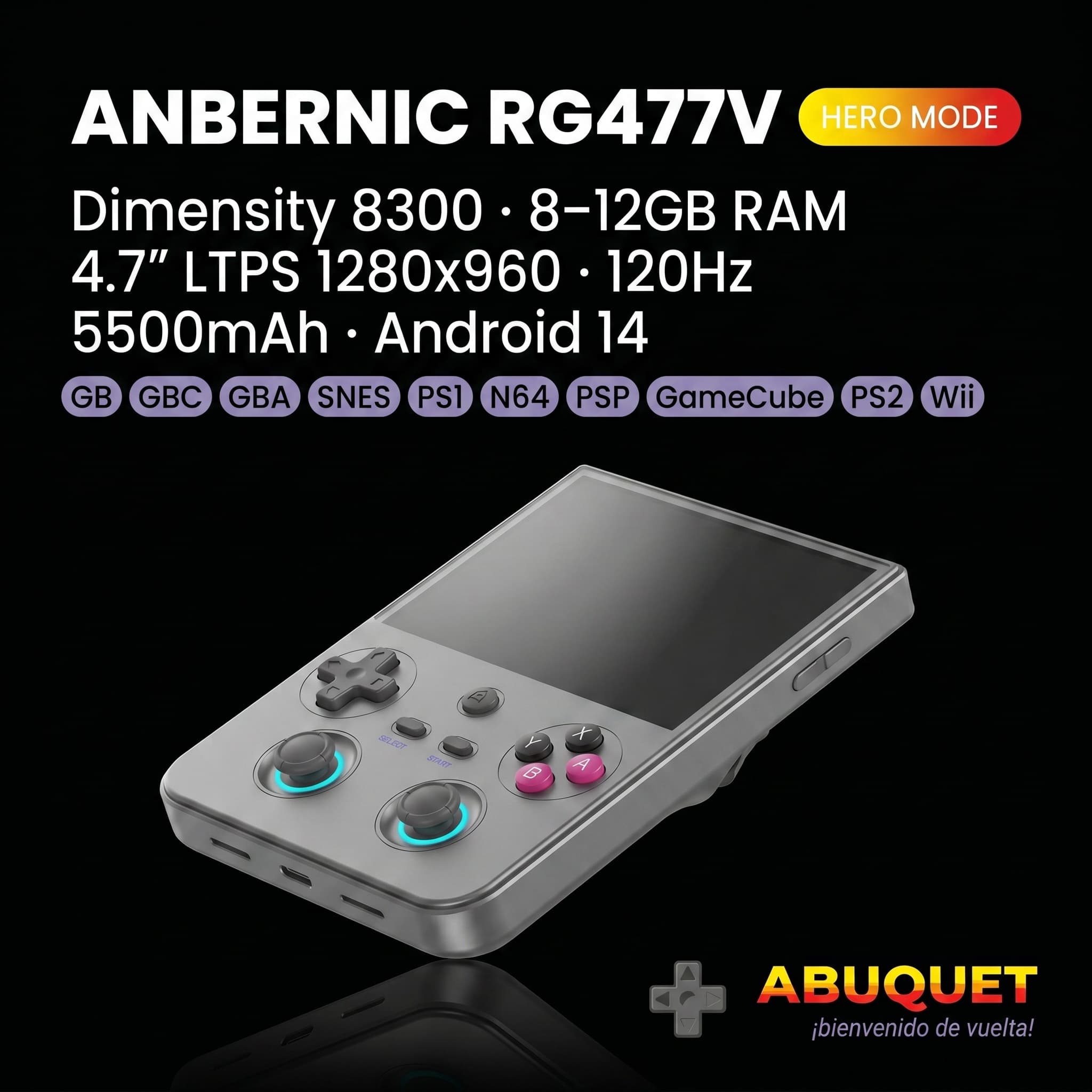 Anbernic RG477V — vista 3